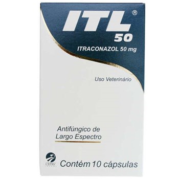 ITL 50 Antifúngico Itraconazol com 10 cápsulas