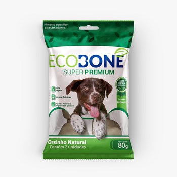 Ossinho Ecobone Natural 3/4 para Cães 80g