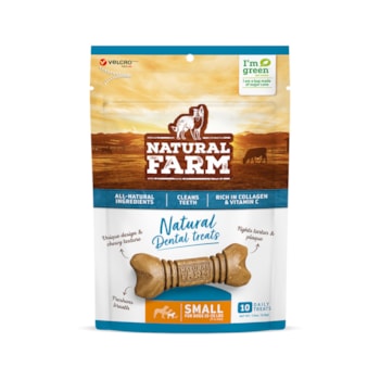 Osso Natural Farm Dental Treats para Cães de Porte Pequeno