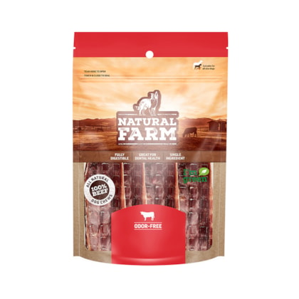 Osso Natural Farm Esôfago 6 Jerky com 10 Unidades para Cães