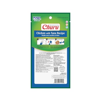 Petisco Churu Frango com Atum para Cães com 4 Unidades de 14g