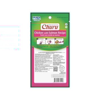 Petisco Churu Frango com Salmão para Cães com 4 Unidades de 14g