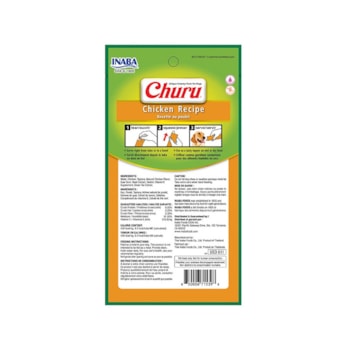Petisco Churu Frango para Cães com 4 Unidades de 14g