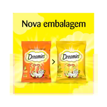 Petisco Dreamies para Gatos Adultos