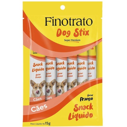 Petisco Finotrato Dog Stix para Cães Sabor Frango