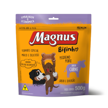Petisco Magnus Bifinhos Cães Pequeno Porte Sabor Carne