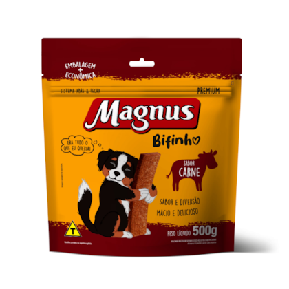 Petisco Magnus Bifinhos Cães Sabor Carne