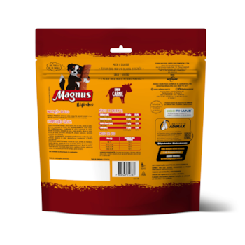 Petisco Magnus Bifinhos Cães Sabor Carne Petisco Magnus Bifinhos Cães Sabor Carne