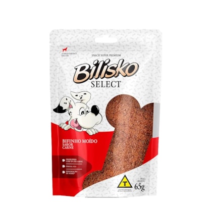 Petisco Moído Bilisko Cães Carne 65g