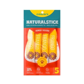 Petisco Natural Stick Sabor Frango para Gatos com 5 Unidades de 15g