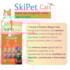 Petisco Skipet Cats Frango com Abóbora para Gatos com 4 Unidades de 15g
