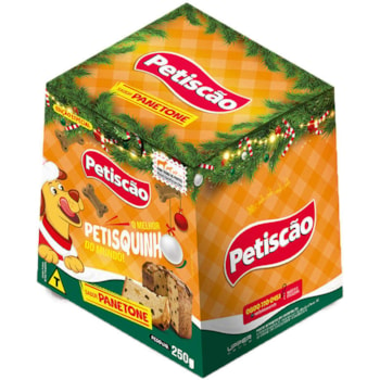 Petisquinho Petiscão Bifinho para Cães Sabor Panetone 250g