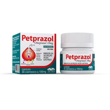 Petprazol Omeprazol com 30 comprimidos