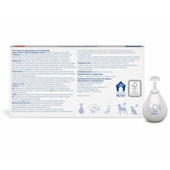 Phisioderm Virbac Spot On 2mL para Cães e Gatos até 10kg com 6 Pipetas Phisioderm Virbac Spot On 2mL para Cães e Gatos até 10kg com 6 Pipetas