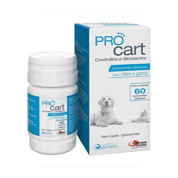 ProCart Suplemento Alimentar com 60 comprimidos palatáveis