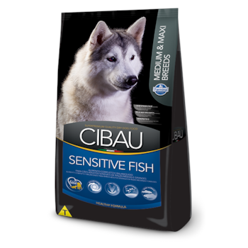 Ração Cibau Medium & Maxi Sensitive Fish para Cães Adultos de Raças Médias e Grandes