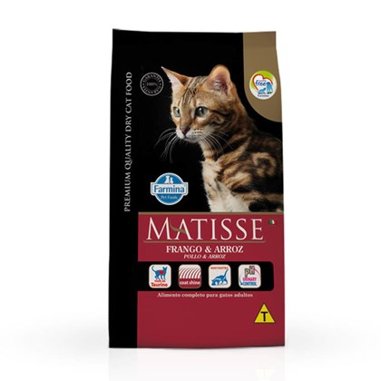 Ração Farmina Matisse sabor Frango e Arroz para Gatos  Adultos