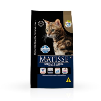 Ração Farmina Matisse sabor Salmão e Arroz para Gatos Adultos