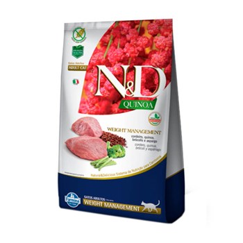 Ração Farmina N&D Quinoa Weight Management sabor Cordeiro para Cães Adultos de Todas as de Raças