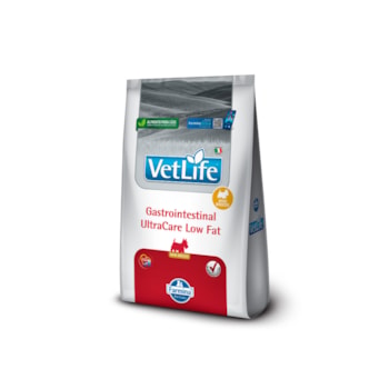 Ração Farmina Vet Life Gastrointestinal UltraCare Low Fat para Cães Adultos de Raças Pequenas