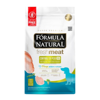 Ração Fórmula Natural FreshMeat Controle de Peso para Cães de Pequeno Porte Sabor Frango