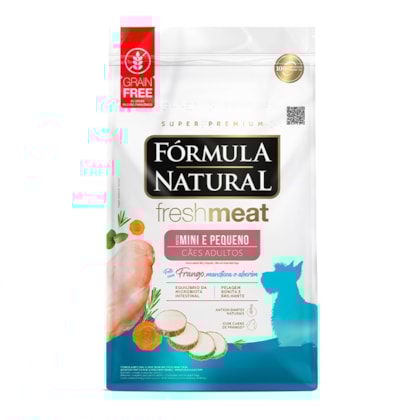 Ração Fórmula Natural Freshmeat para Cães Adultos de Porte Pequeno e mini