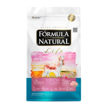 Ração Fórmula Natural Life para Cães Adultos Raças pequenas e Mini