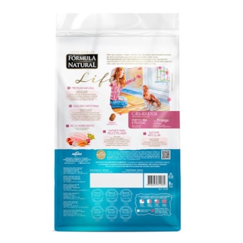 Ração Fórmula Natural Life para Cães Adultos Raças pequenas e Mini