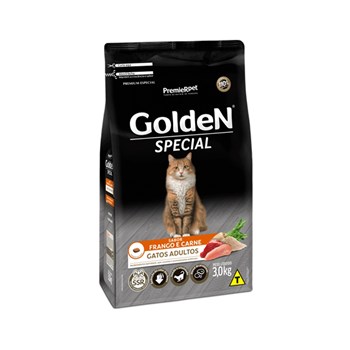 Ração Golden Special para Gatos Adultos Sabor Frango e Carne