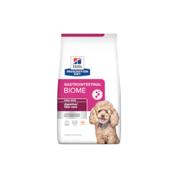 Ração Hill's Prescription Diet GI Biome Pedaços Pequenos Saúde Intestinal e Fezes Saudáveis para Cães Adultos 1,5 kg