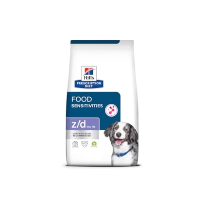 Ração Hill's Prescription Diet Z/D Low Fat para Cães com Alergias Alimentares e da Pele
