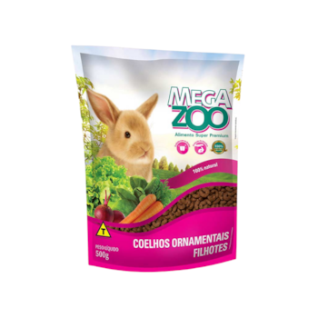 Ração Megazoo para Coelhos Ornamentais Filhotes