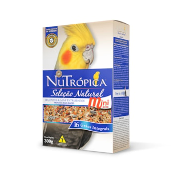 Ração NuTrópica Seleção Natural Mini Bits para Calopsita 300g