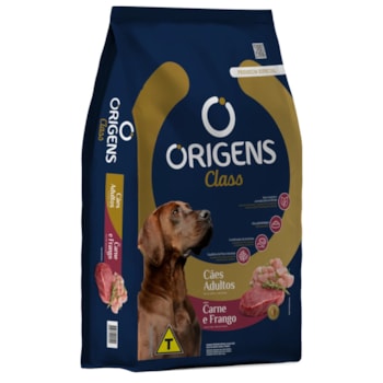 Ração Origens Premium Especial Class Cães Adultos Sabor Carne e Frango Ração Origens Premium Especial Class Cães Adultos Sabor Carne e Frango