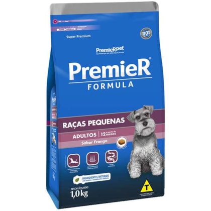 Ração Premier Formula para Cães Adultos de Raças Pequenas Sabor Frango