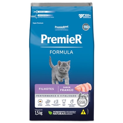 Ração Premier Formula para Gatos Filhotes Sabor Frango