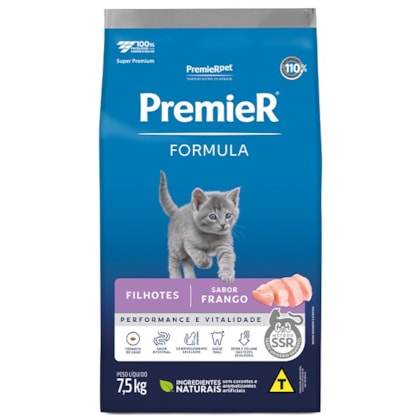 Ração Premier Formula para Gatos Filhotes Sabor Frango