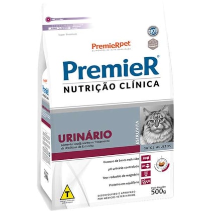 Ração Premier Nutrição Clinica Trato Urinário Estruvita Para Gatos