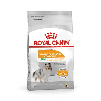 Ração Royal Canin Coat Care Cuidado da Pelagem para Cães Adultos Mini