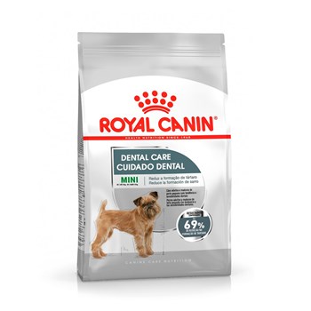 Ração Royal Canin Cuidado Dental Mini para Cães Adultos de Porte Pequeno