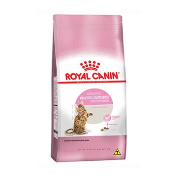 Ração Royal Canin Feline Health Nutrition Kitten Sterilised para Gatos Filhotes Castrados de 6 a 12 meses