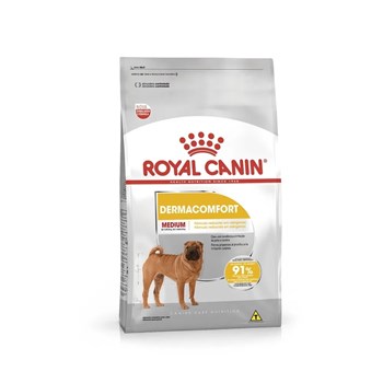 Ração Royal Canin Medium Dermacomfort para Cães Adultos ou Idosos de Raças Médias
