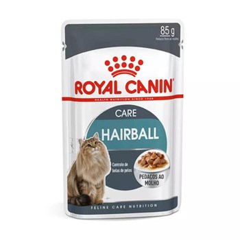Ração Royal Canin Sachê Feline Hairball Care Eliminação de Pelos Ingeridos para Gatos