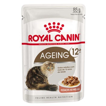 Ração Royal Canin Sachê Feline Health Nutrition Ageing +12