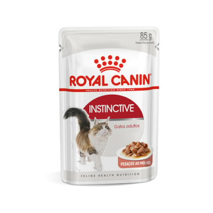 Ração Royal Canin Sachê Feline Instinctive para Gatos com idade acima de 12 meses