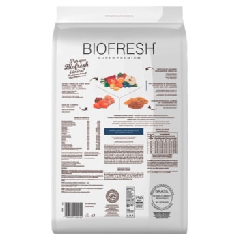 Ração Seca Biofresh Mix de Carne, Frutas, Legumes e Ervas Frescas Cães Filhotes de Raças Grandes e Gigante Ração Seca Biofresh Mix de Carne, Frutas, Legumes e Ervas Frescas Cães Filhotes de Raças Grandes e Gigante