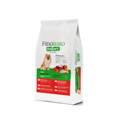 Ração Seca Finotrato Nature para Cães Adultos Raças Pequenas e Médias 1kg