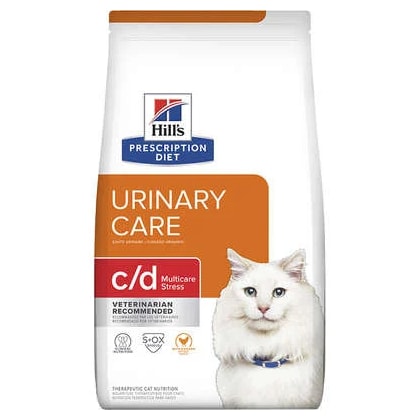 Ração Seca Hills Feline Prescription Diet C/D Stress Cuidado Urinário