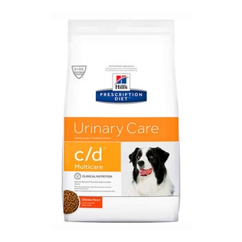 Ração Seca Hill's Prescription Diet C/D Multicare Cuidado Urinário para Cães Adultos com Doenças Urinárias