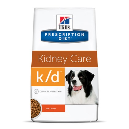 Ração Seca Hill's Prescription Diet K/D Cuidado Renal para Cães Adultos com Doença Renal